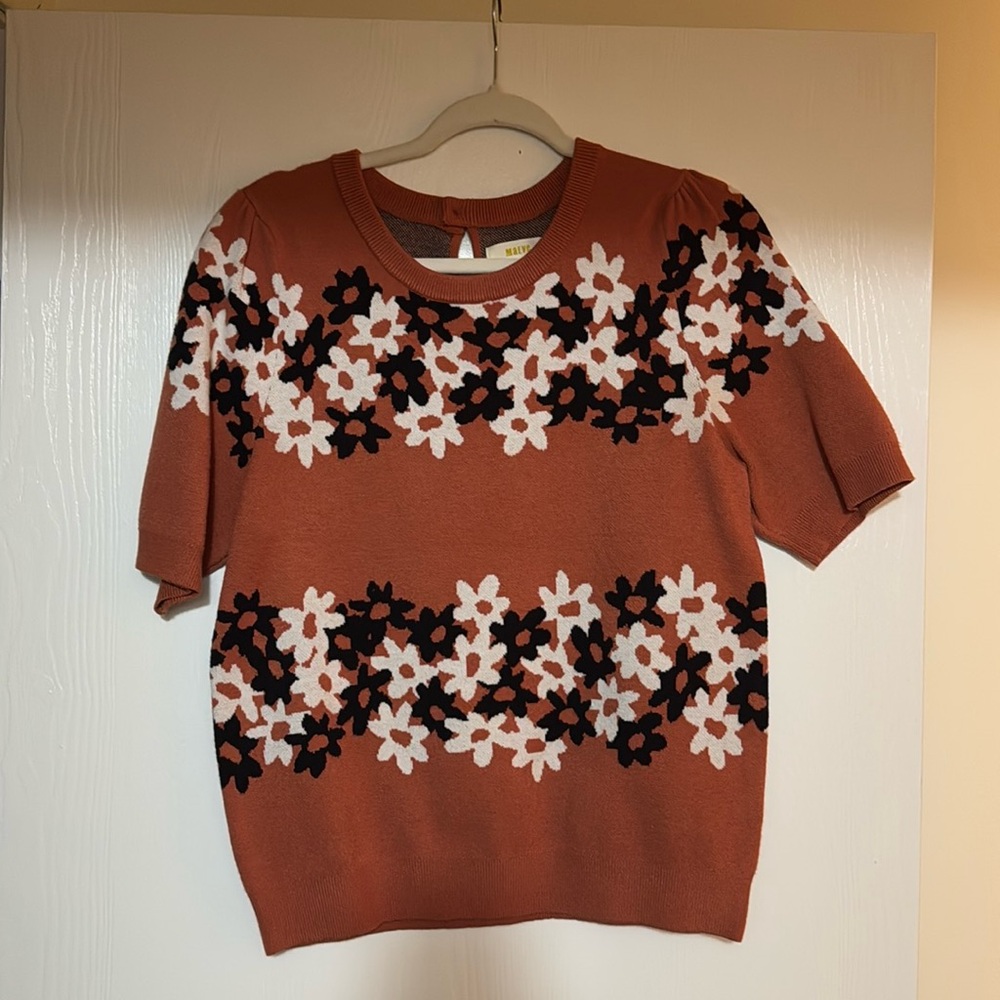 Maeve top, burnt orange